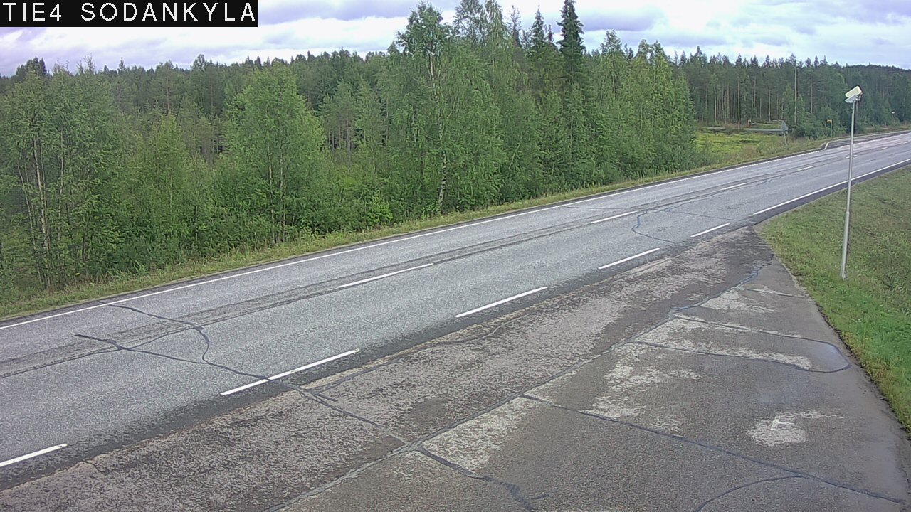 Weather Camera Image Road 5 4 Sodankylä, Petäjämaa, Sodankylä, Lappi