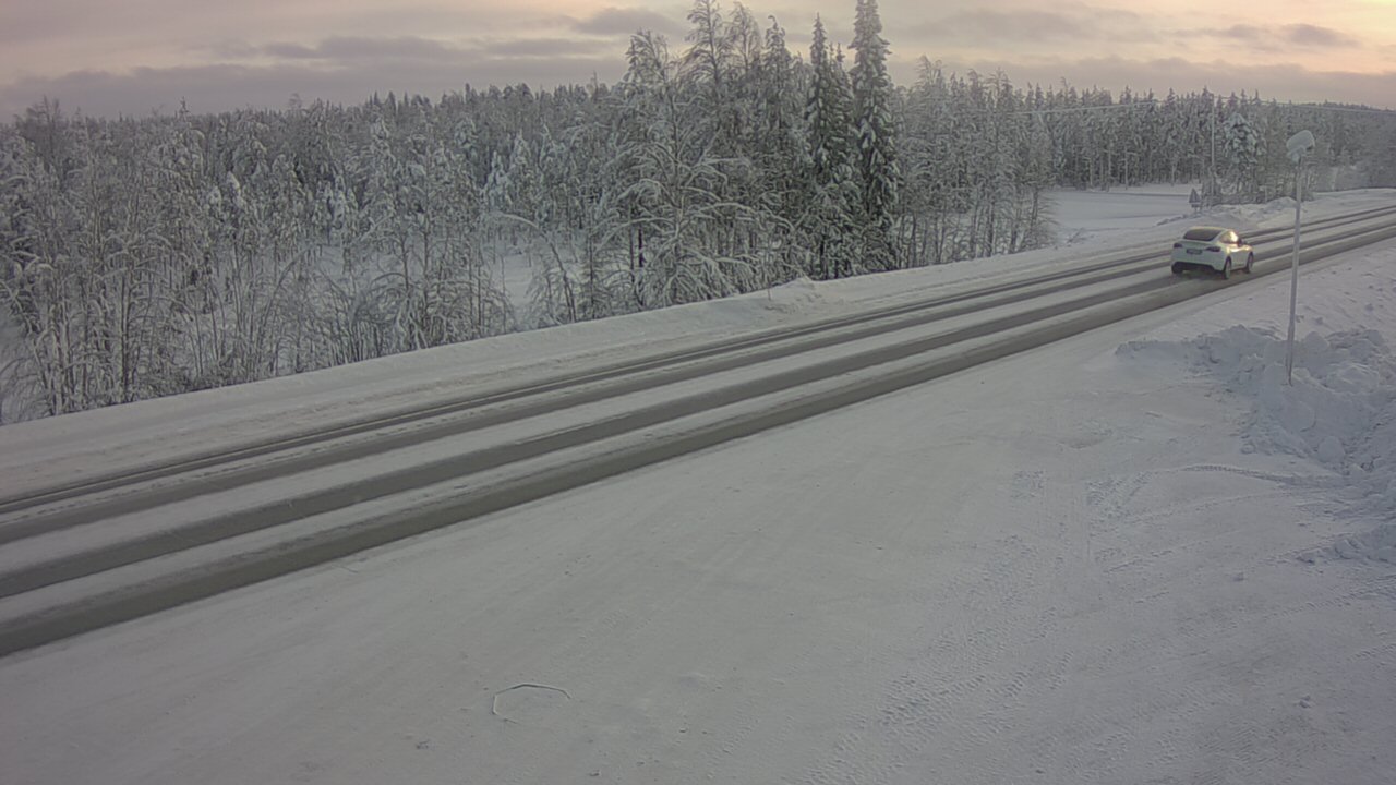 Weather Camera Image Road 5 4 Sodankylä, Petäjämaa, Sodankylä, Lappi
