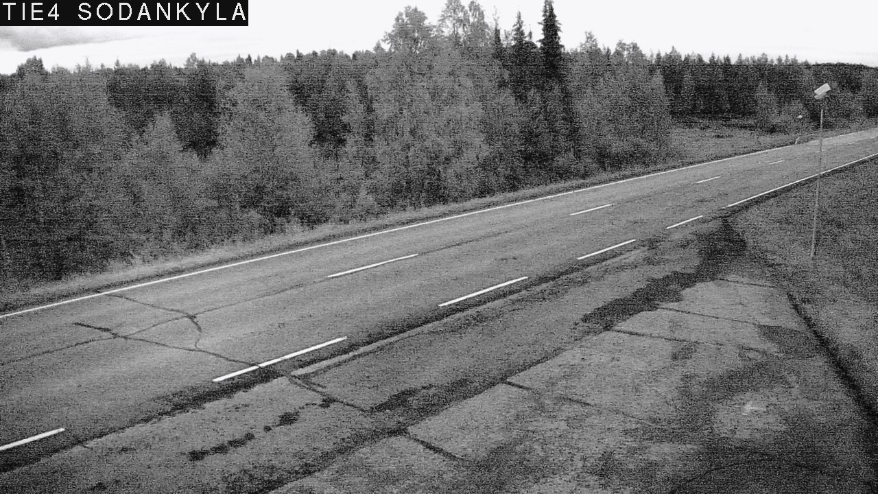 Weather Camera Image Road 5 4 Sodankylä, Petäjämaa, Sodankylä, Lappi
