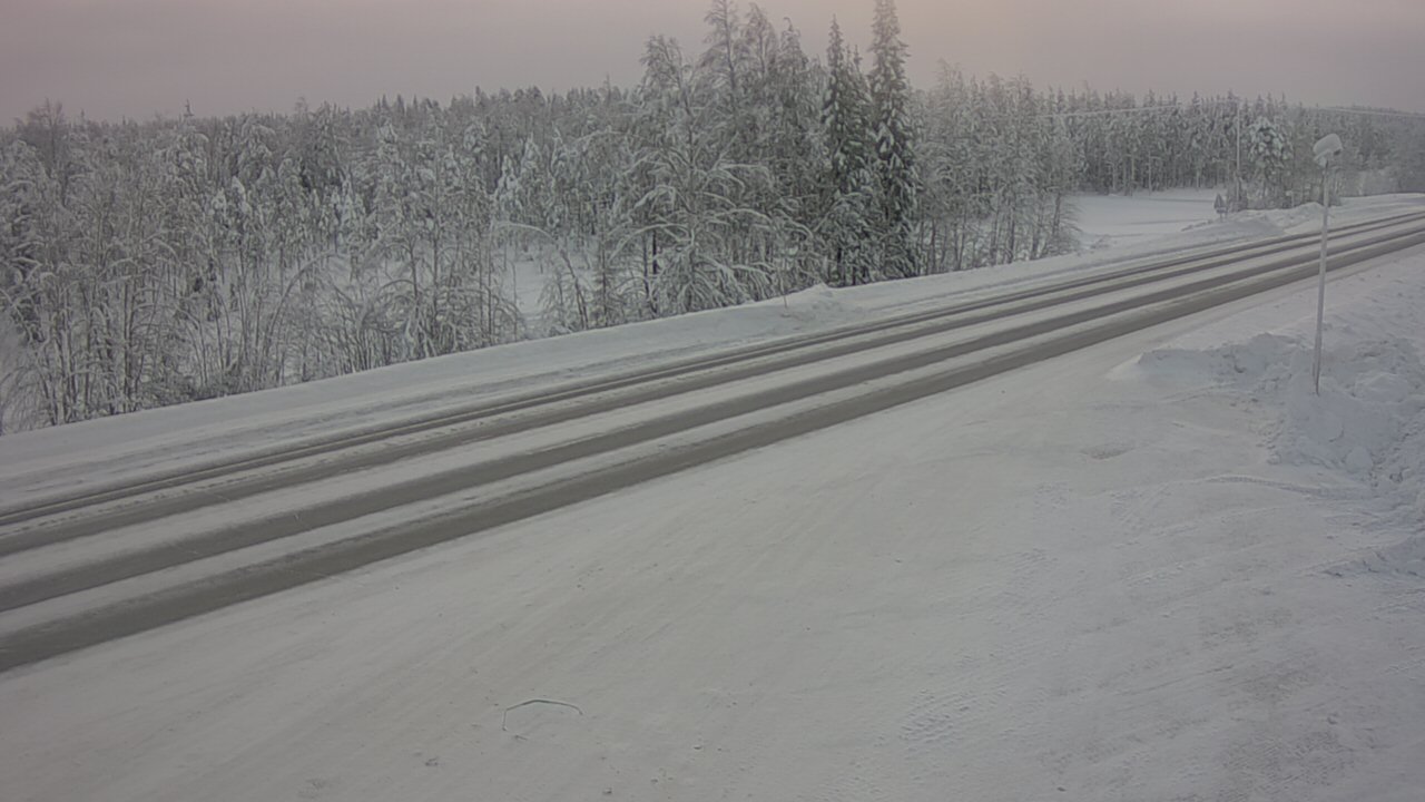 Weather Camera Image Road 5 4 Sodankylä, Petäjämaa, Sodankylä, Lappi