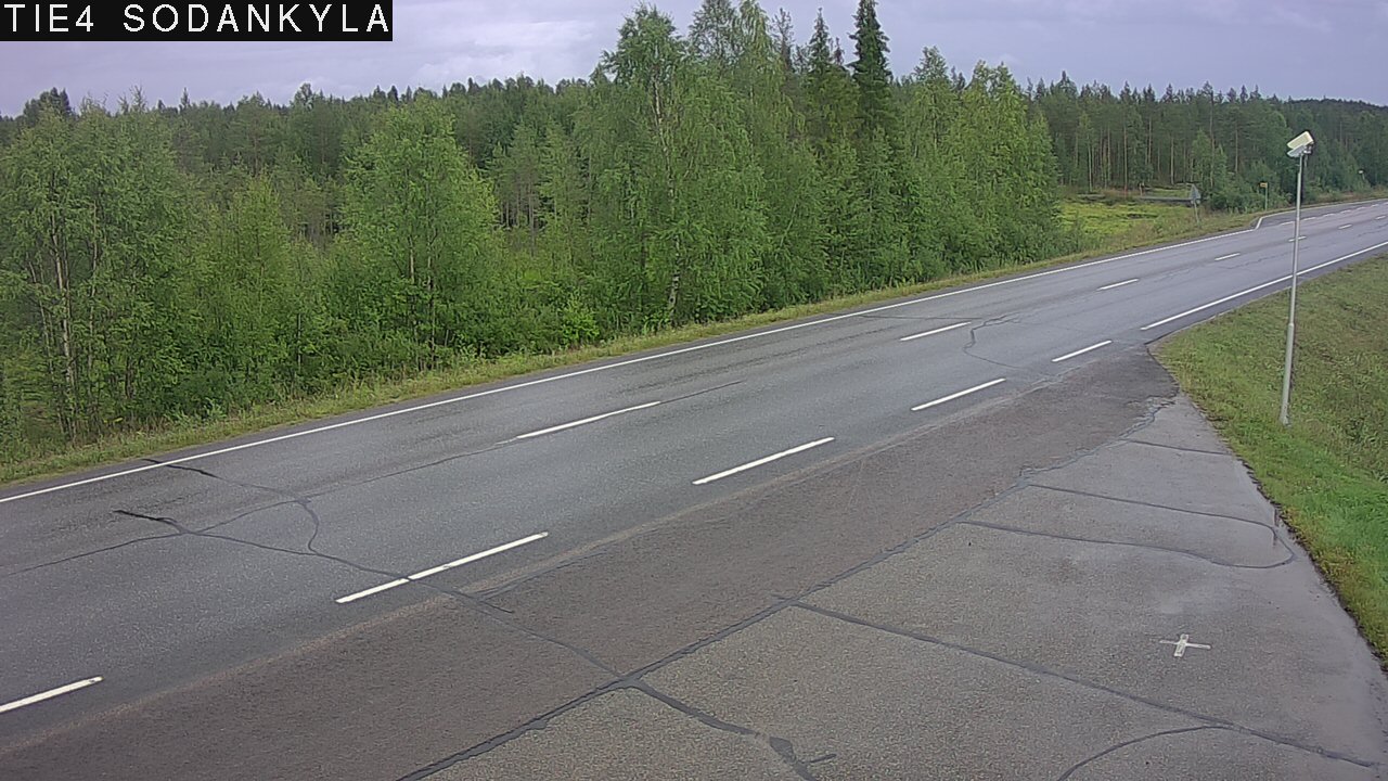 Weather Camera Image Road 5 4 Sodankylä, Petäjämaa, Sodankylä, Lappi