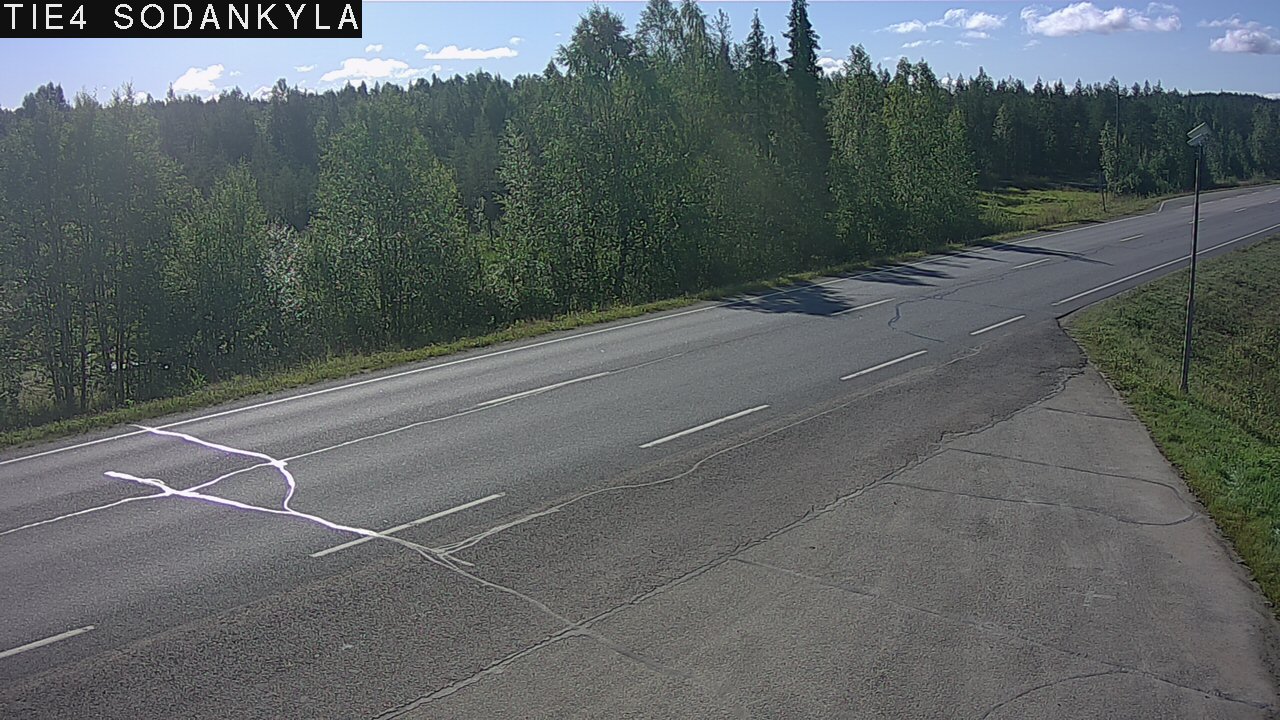 Weather Camera Image Road 5 4 Sodankylä, Petäjämaa, Sodankylä, Lappi