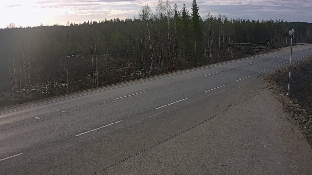 Weather Camera Image Road 5 4 Sodankylä, Petäjämaa, Sodankylä, Lappi