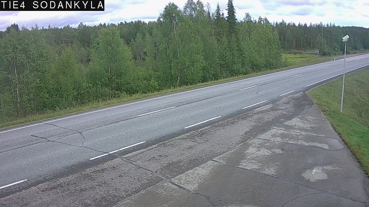 Weather Camera Image Road 5 4 Sodankylä, Petäjämaa, Sodankylä, Lappi