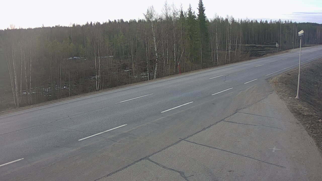 Weather Camera Image Road 5 4 Sodankylä, Petäjämaa, Sodankylä, Lappi