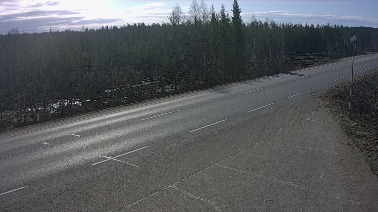 Weather Camera Image Road 5 4 Sodankylä, Petäjämaa, Sodankylä, Lappi