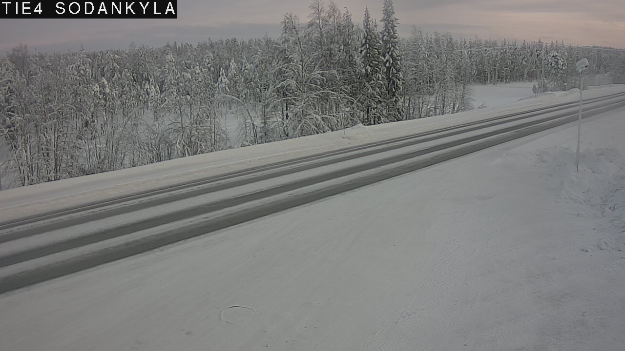 Weather Camera Image Road 5 4 Sodankylä, Petäjämaa, Sodankylä, Lappi