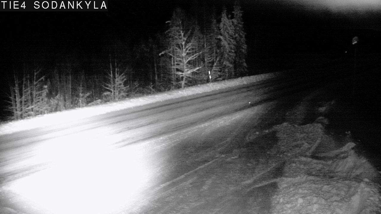 Weather Camera Image Road 5 4 Sodankylä, Petäjämaa, Sodankylä, Lappi