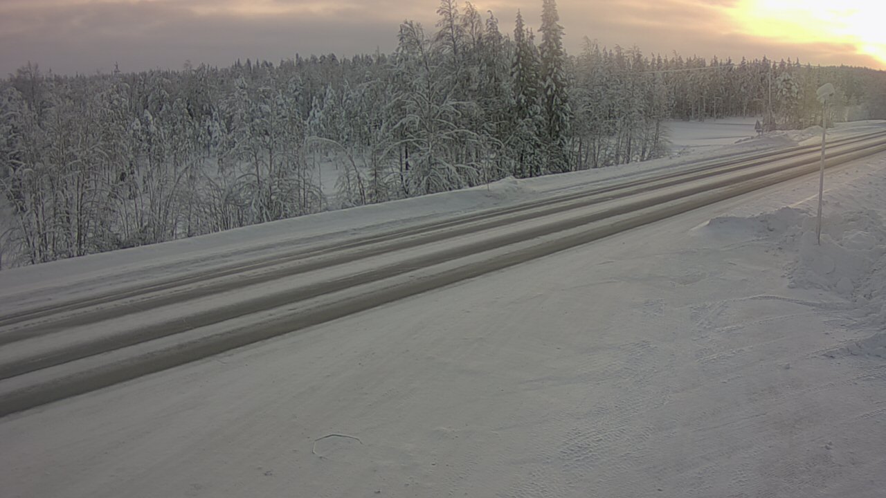 Weather Camera Image Road 5 4 Sodankylä, Petäjämaa, Sodankylä, Lappi