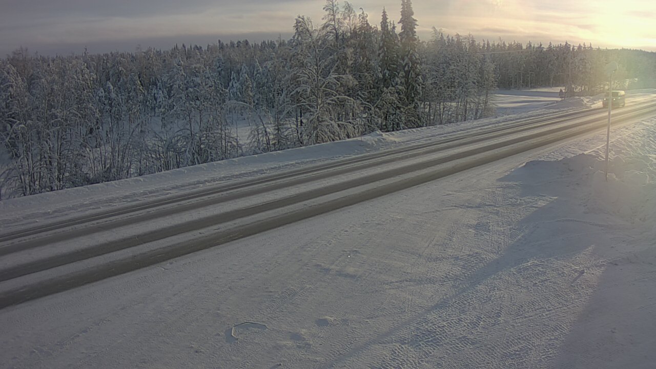 Weather Camera Image Road 5 4 Sodankylä, Petäjämaa, Sodankylä, Lappi