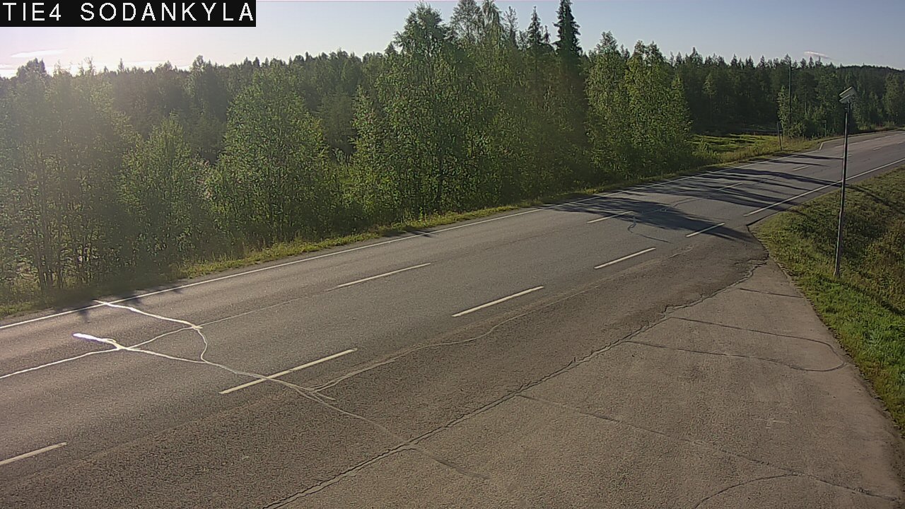 Weather Camera Image Road 5 4 Sodankylä, Petäjämaa, Sodankylä, Lappi