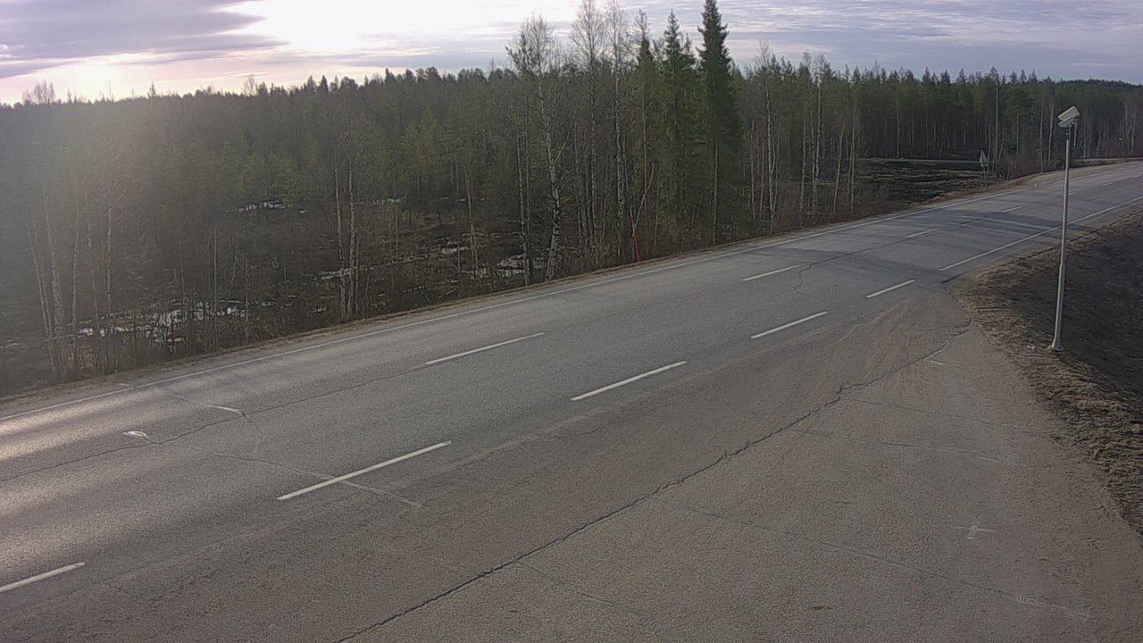 Weather Camera Image Road 5 4 Sodankylä, Petäjämaa, Sodankylä, Lappi