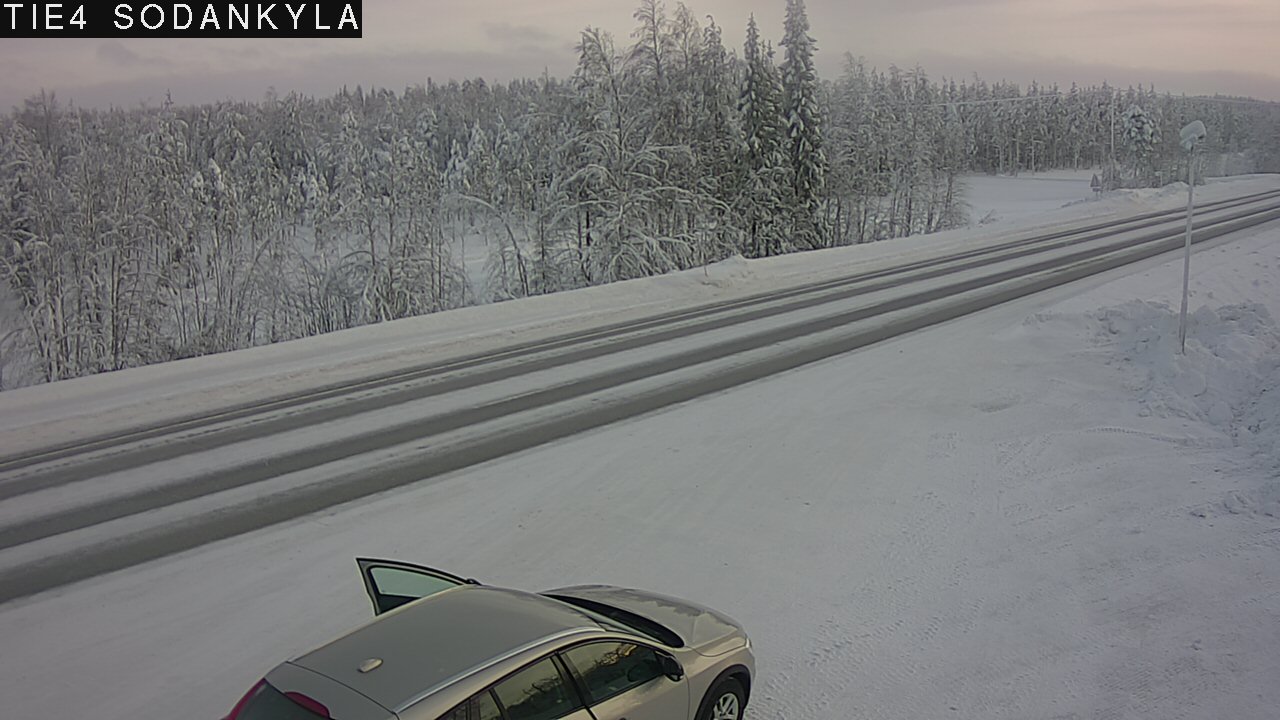Weather Camera Image Road 5 4 Sodankylä, Petäjämaa, Sodankylä, Lappi