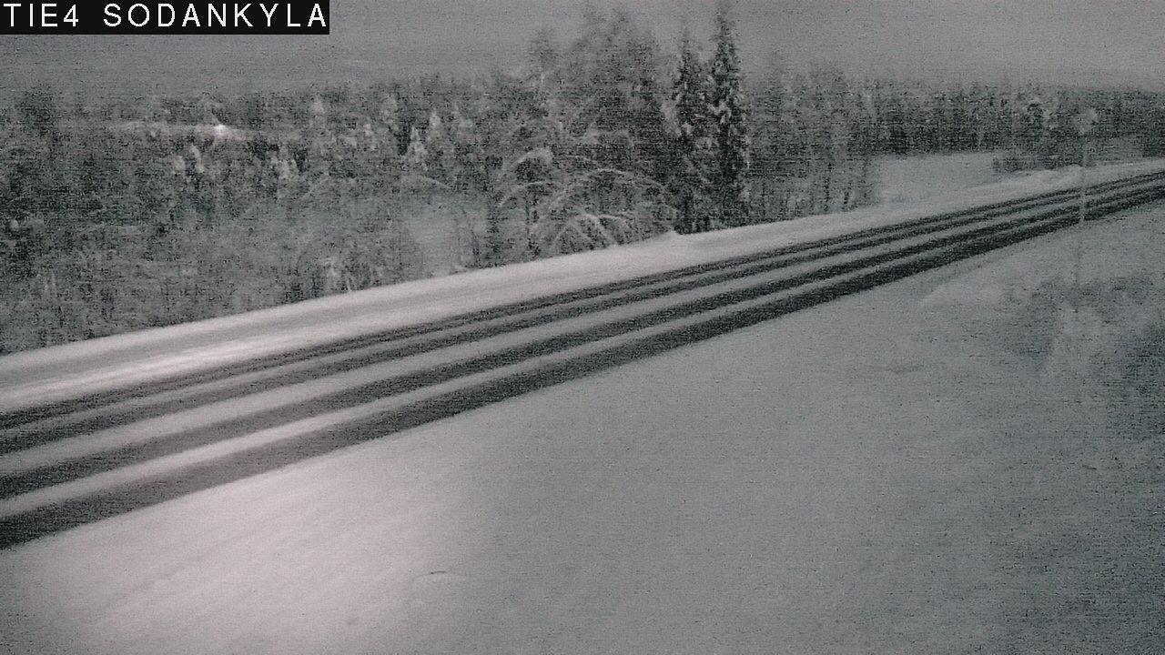Weather Camera Image Road 5 4 Sodankylä, Petäjämaa, Sodankylä, Lappi