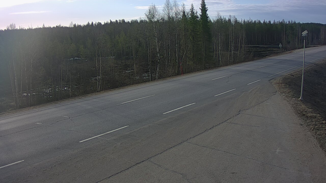 Weather Camera Image Road 5 4 Sodankylä, Petäjämaa, Sodankylä, Lappi