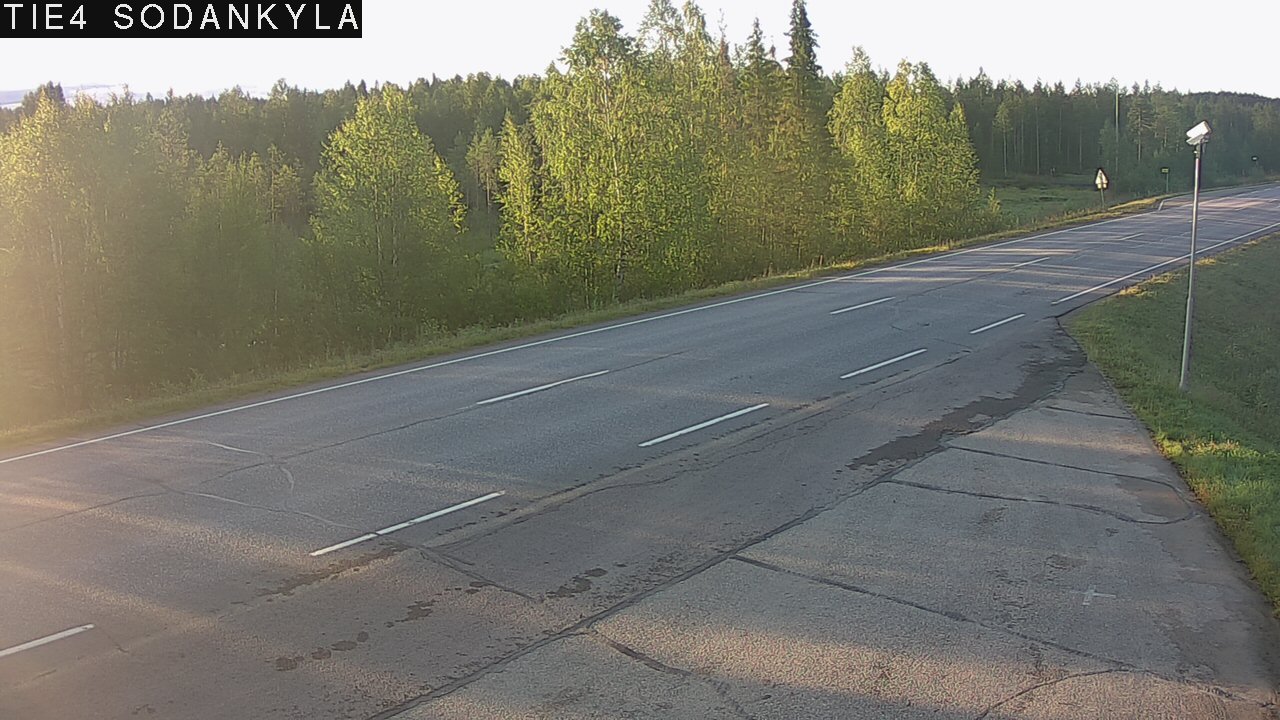 Weather Camera Image Road 5 4 Sodankylä, Petäjämaa, Sodankylä, Lappi