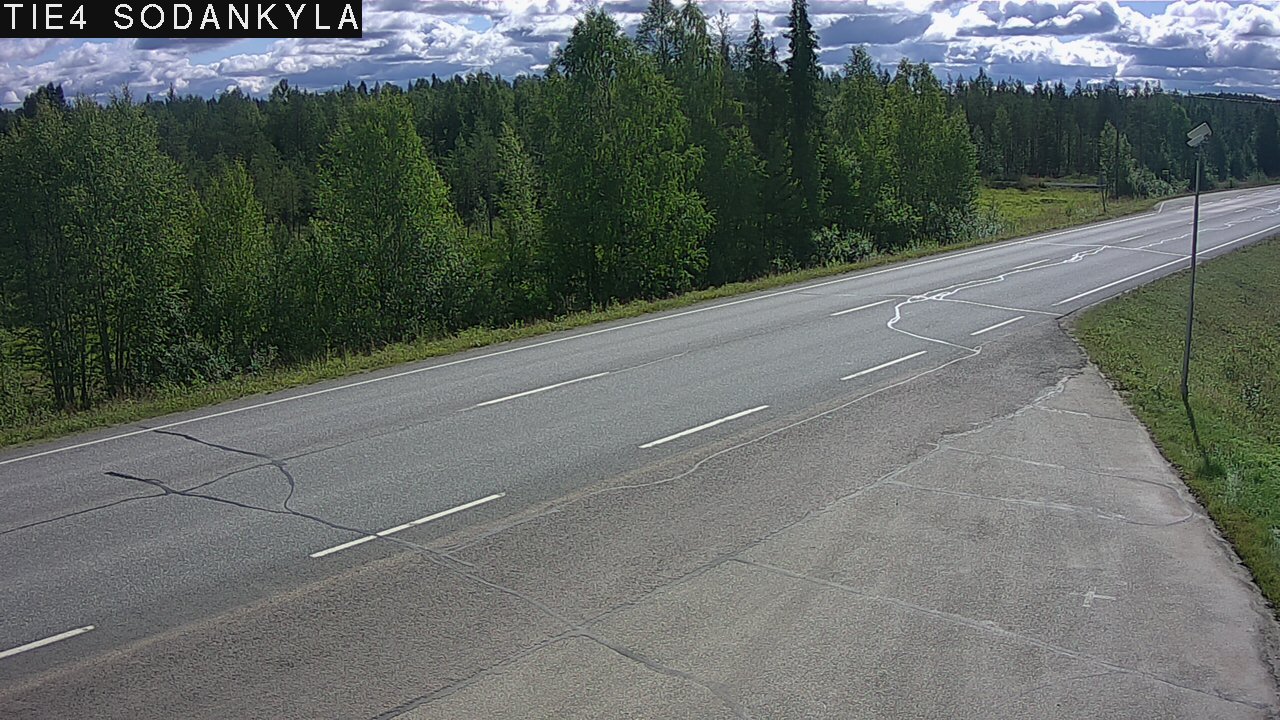 Weather Camera Image Road 5 4 Sodankylä, Petäjämaa, Sodankylä, Lappi