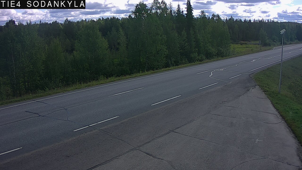 Weather Camera Image Väg 4 Sodankylä, Petäjämaa, Sodankylä, Lappi