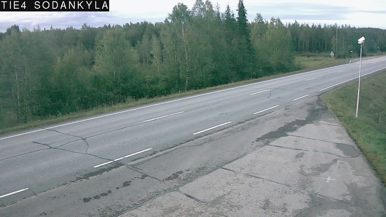 Weather Camera Image Road 5 4 Sodankylä, Petäjämaa, Sodankylä, Lappi