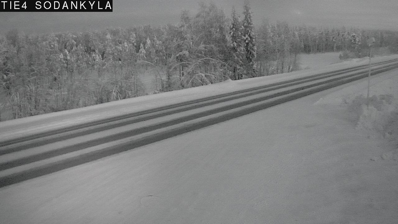 Weather Camera Image Road 5 4 Sodankylä, Petäjämaa, Sodankylä, Lappi