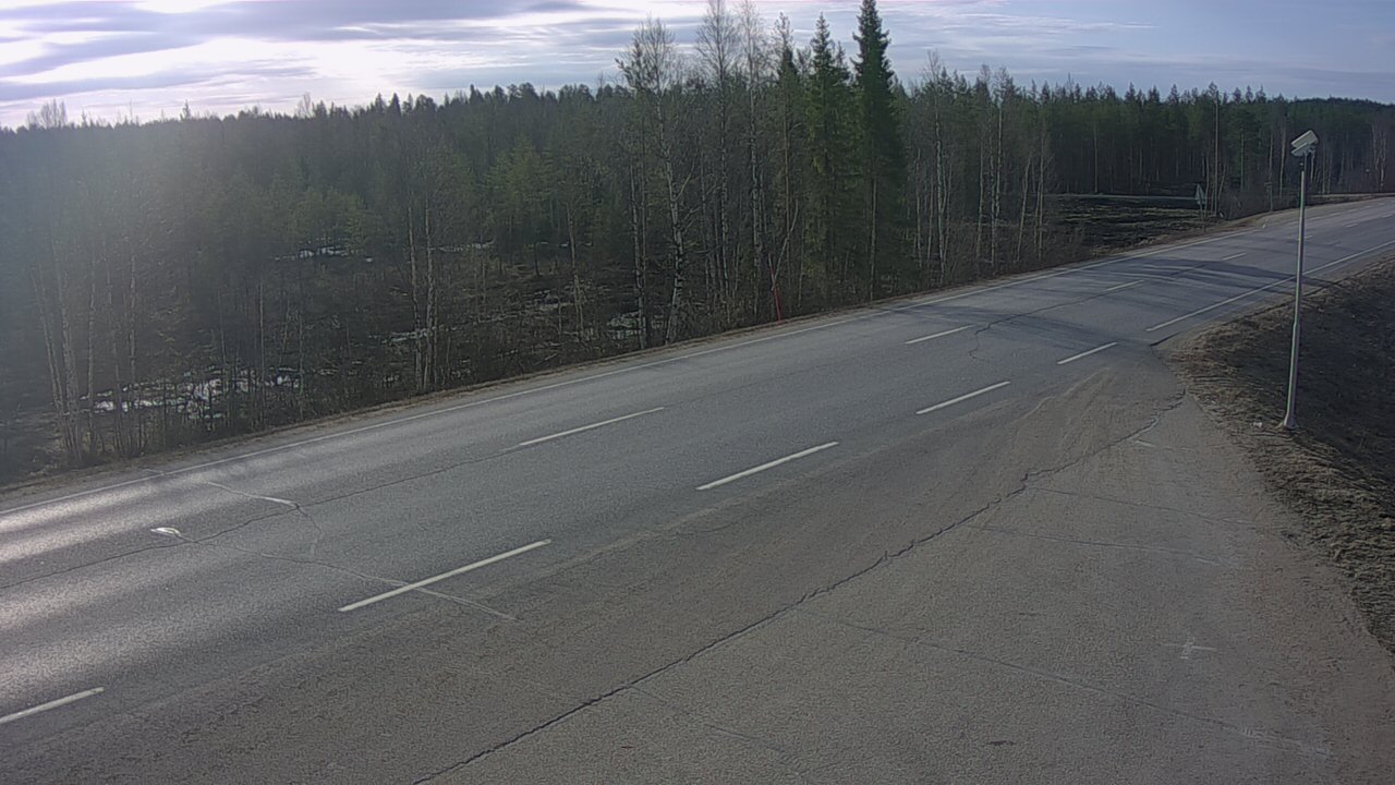 Weather Camera Image Road 5 4 Sodankylä, Petäjämaa, Sodankylä, Lappi
