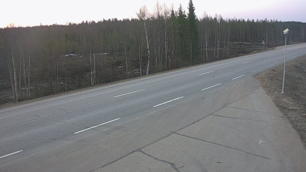 Weather Camera Image Road 5 4 Sodankylä, Petäjämaa, Sodankylä, Lappi