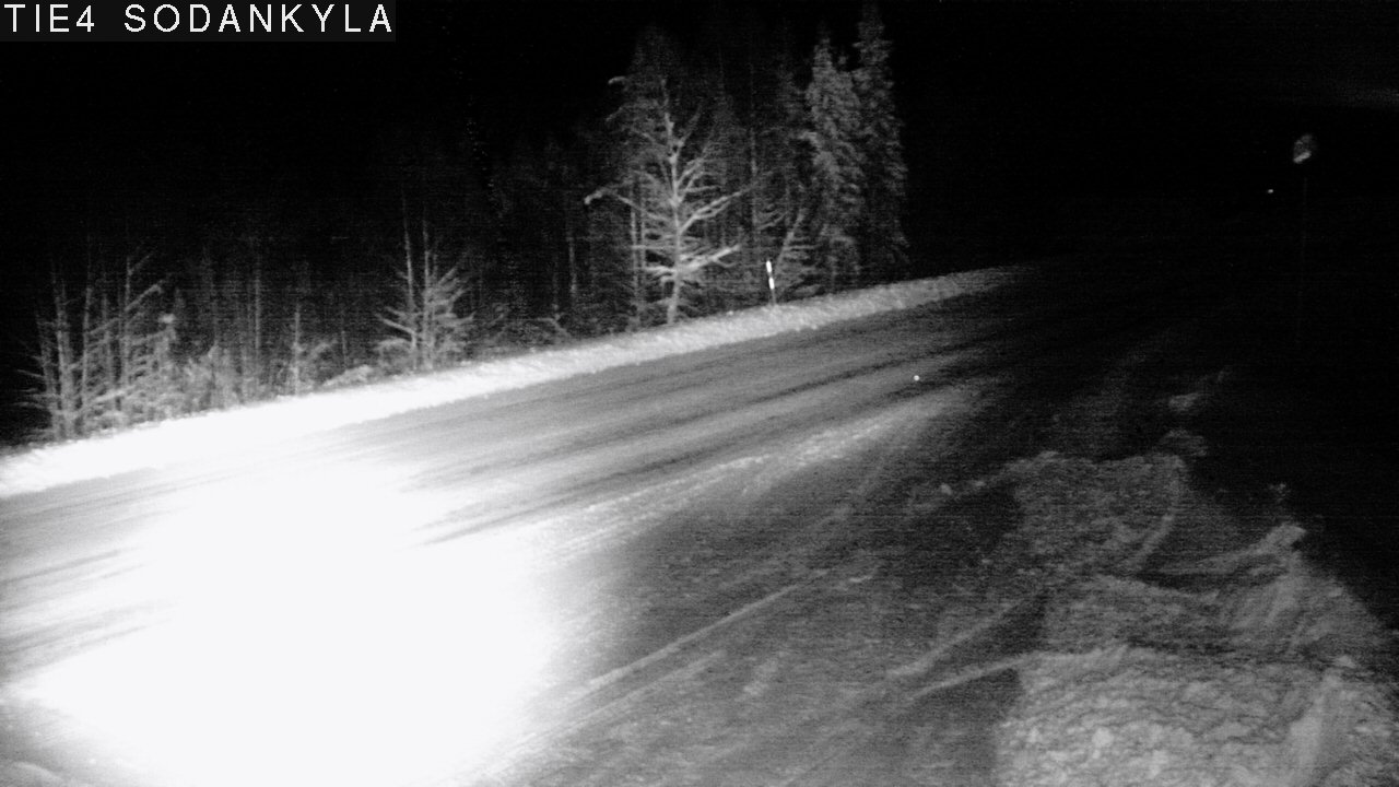 Weather Camera Image Road 5 4 Sodankylä, Petäjämaa, Sodankylä, Lappi