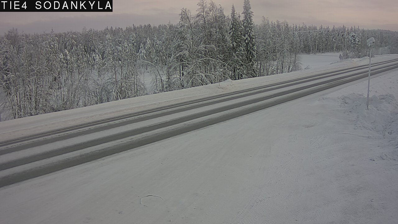Weather Camera Image Road 5 4 Sodankylä, Petäjämaa, Sodankylä, Lappi