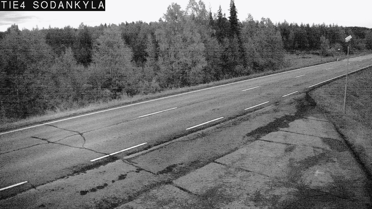 Weather Camera Image Road 5 4 Sodankylä, Petäjämaa, Sodankylä, Lappi