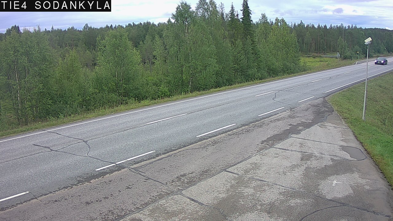 Weather Camera Image Road 5 4 Sodankylä, Petäjämaa, Sodankylä, Lappi