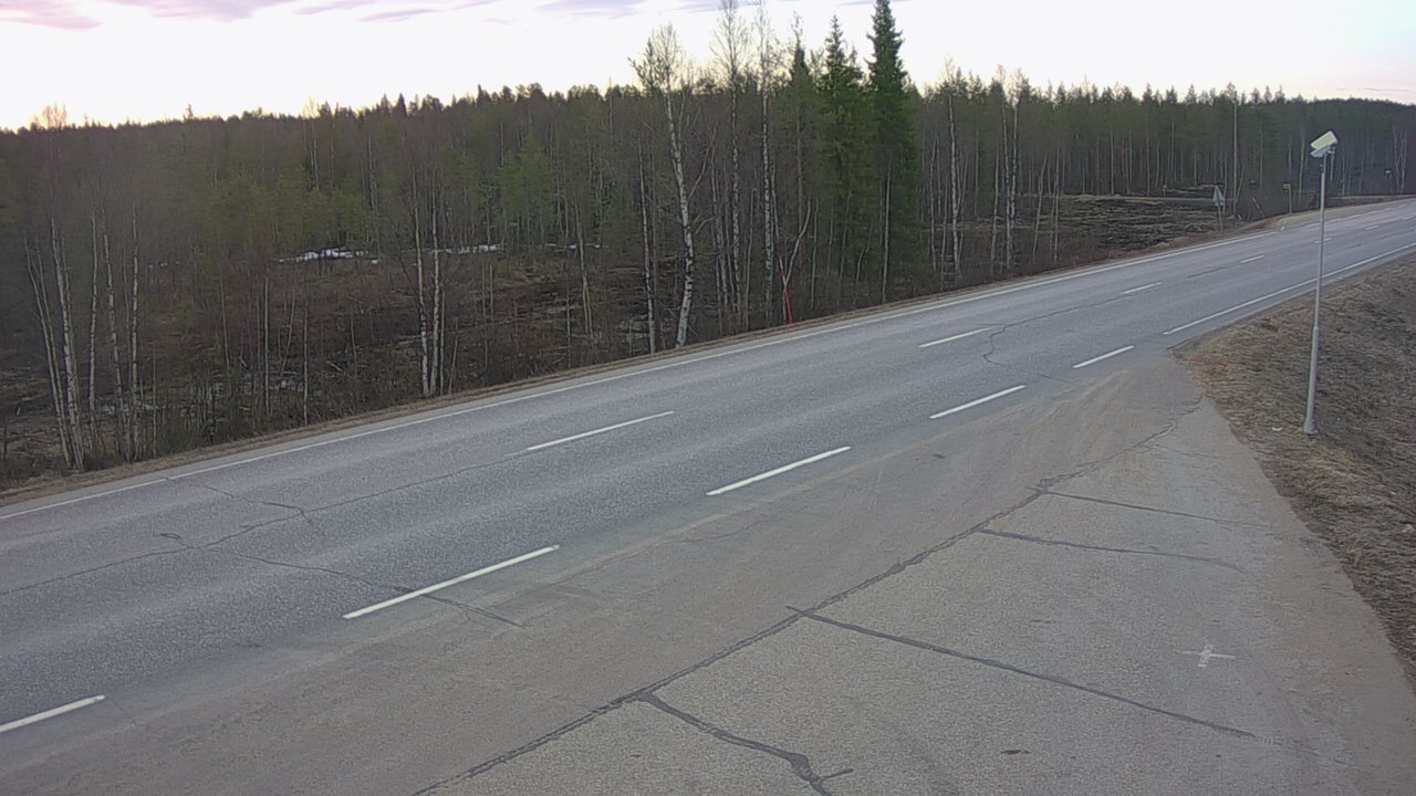 Weather Camera Image Road 5 4 Sodankylä, Petäjämaa, Sodankylä, Lappi