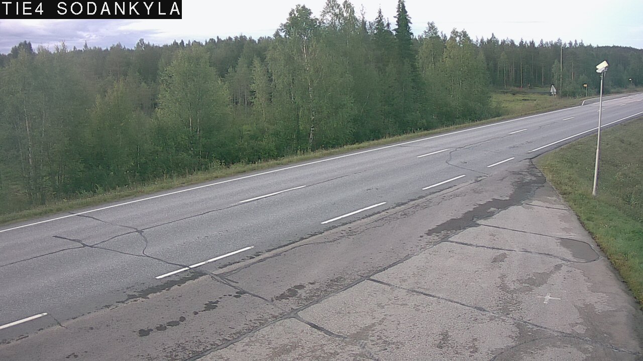 Weather Camera Image Road 5 4 Sodankylä, Petäjämaa, Sodankylä, Lappi