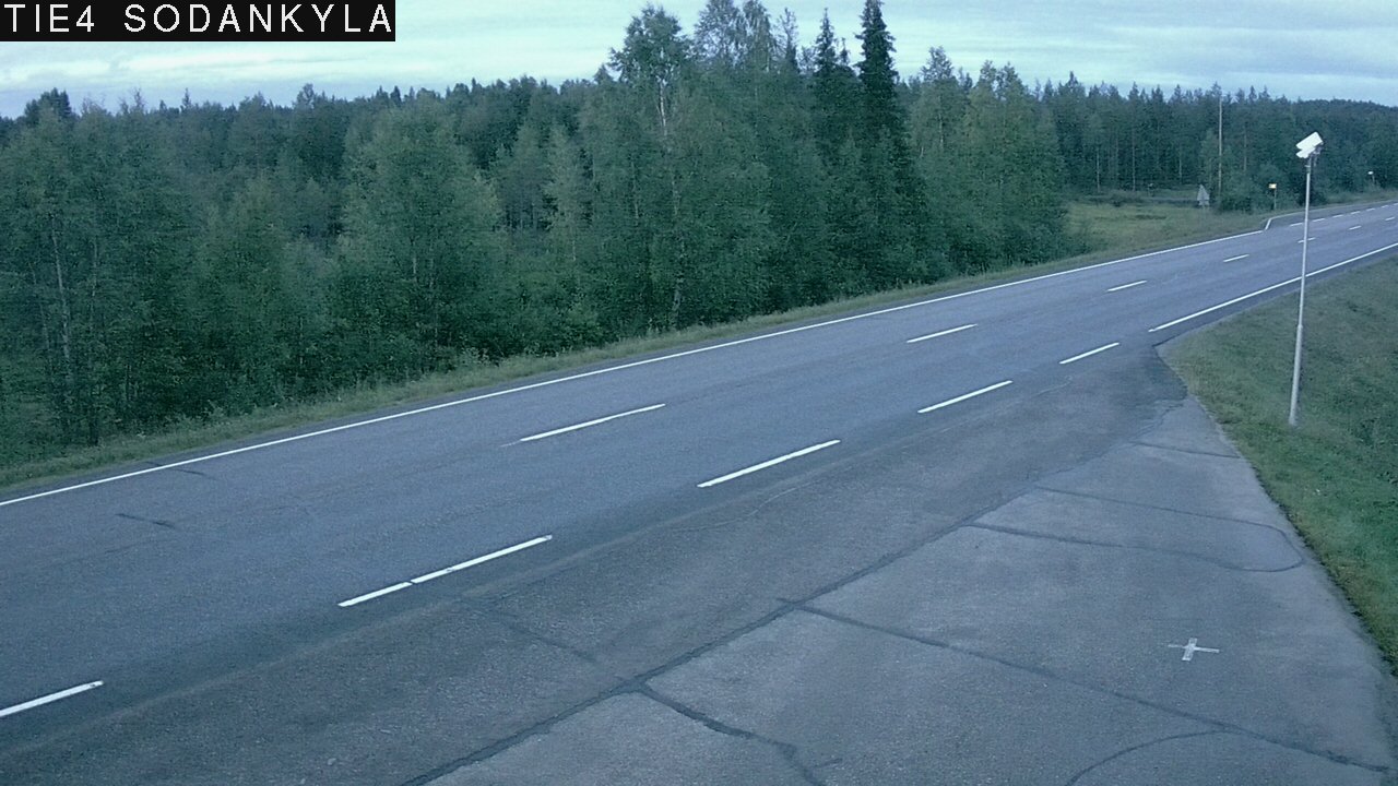 Weather Camera Image Road 5 4 Sodankylä, Petäjämaa, Sodankylä, Lappi
